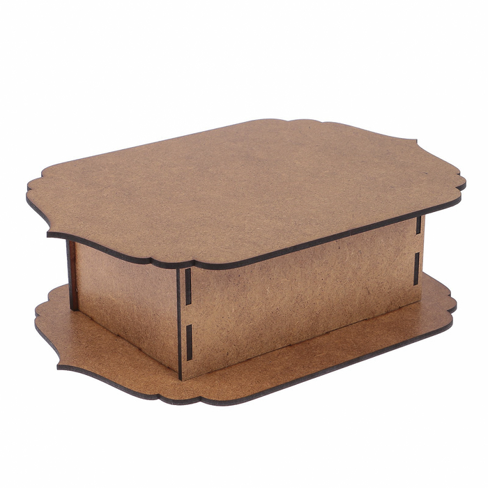 Шкатулка для декора "Узорный овал" (набор 7 деталей)