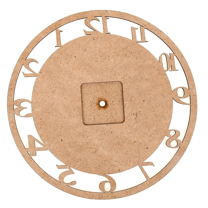 Основа для часов "Круглые с цифрами"