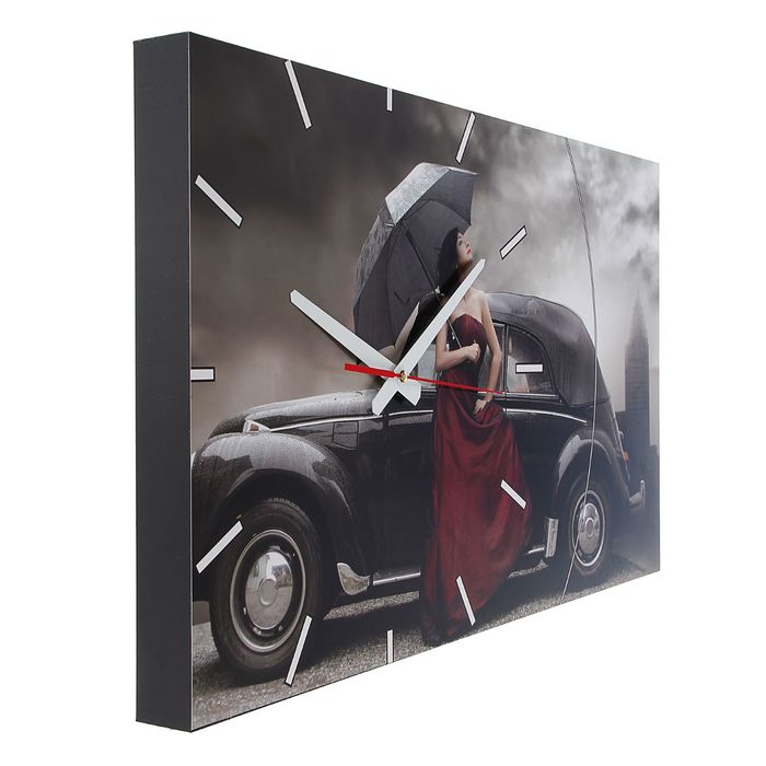 Часы-картина настенные "Rain", 61х37 см микс