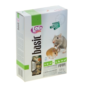 

Корм для мышей и песчанок LoLo Pets полнорационный, 500 г
