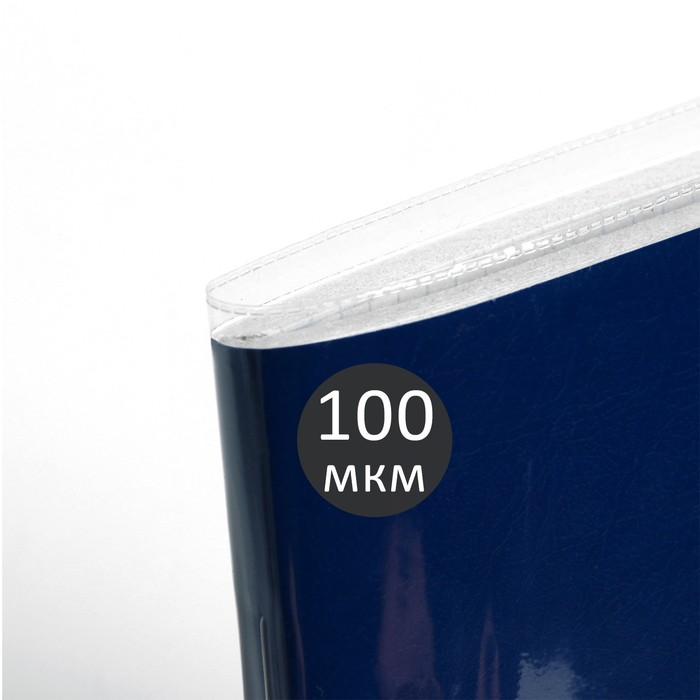 Обложка ПВХ 226 х 314 мм, 100 мкм, для учебников старших классов, цветной клапан, МИКС