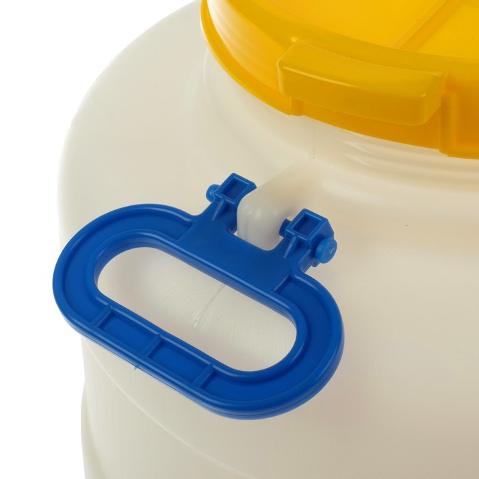 Фляга пищевая, 40 л, горловина 19 см, белая