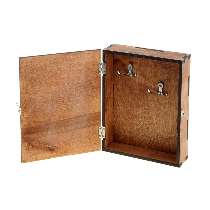 Ключница деревянная "Подкова счастья и удачи"