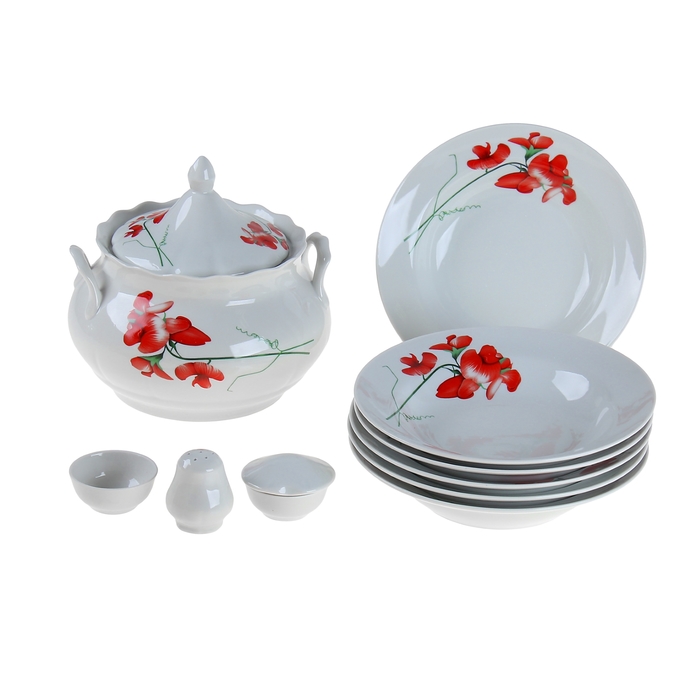 Набор для супа "Рубин", 10 предметов