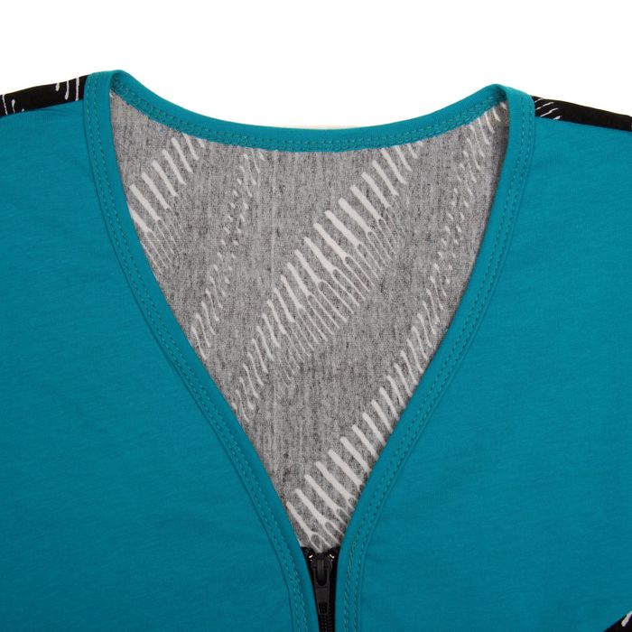 Халат женский на молнии "Купон", размер 50, цвет МИКС