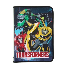 

Папка для тетрадей А4 молния вокруг, пластиковая Transformers 33х23,5х3 см