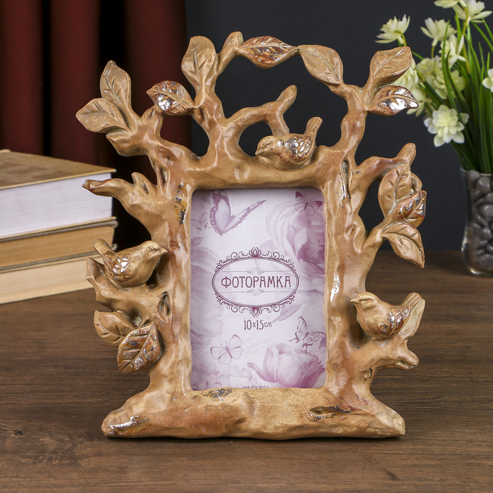 Фоторамка "Дерево с птичками" 10х15 см