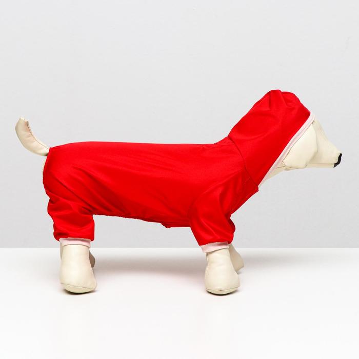 Комбинезон для собак M (ОГ-36 см, ДС- 28 см) красный