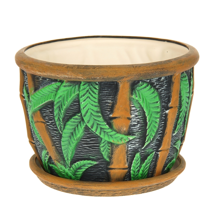 Фигурное кашпо "Бамбук" рисунок 11 л