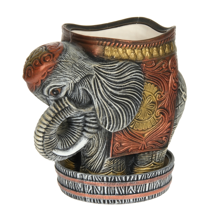 Фигурное кашпо "Слон", 17 л