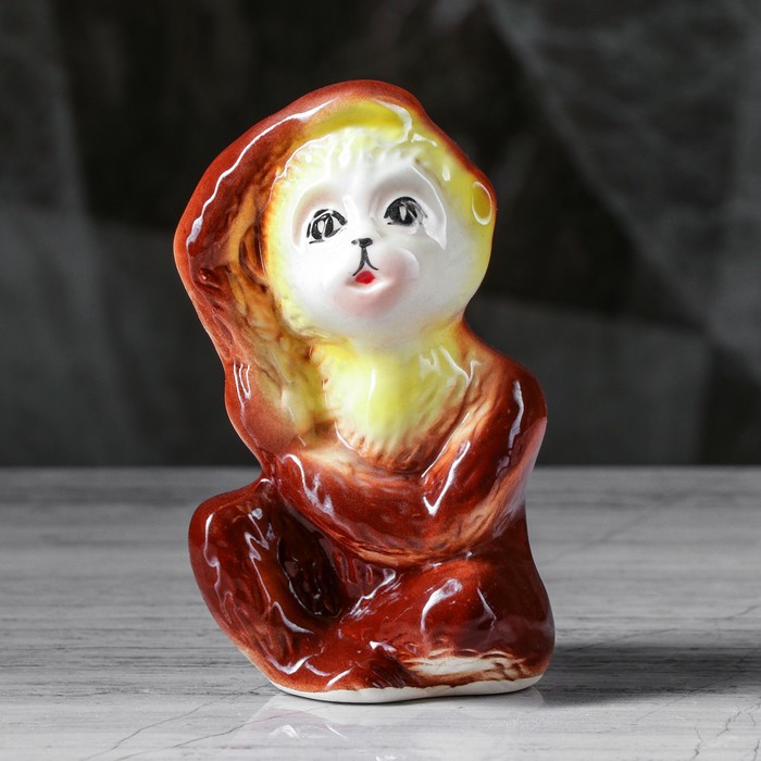 Сувенир "Обезьянка Пеппи" глянец, микс