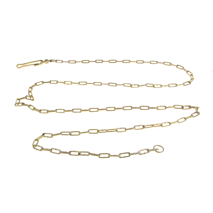 Цепь для привязи собак, 3 м, калибр 3,5 х 26 мм, желтая