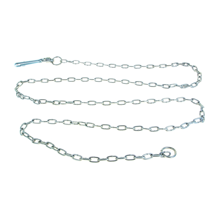 Цепь для привязи собак, 3 м, калибр 4 х 22 мм, белая