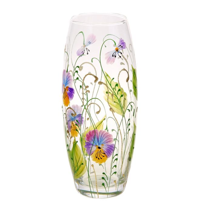 Ваза "Весенние луга", овальная