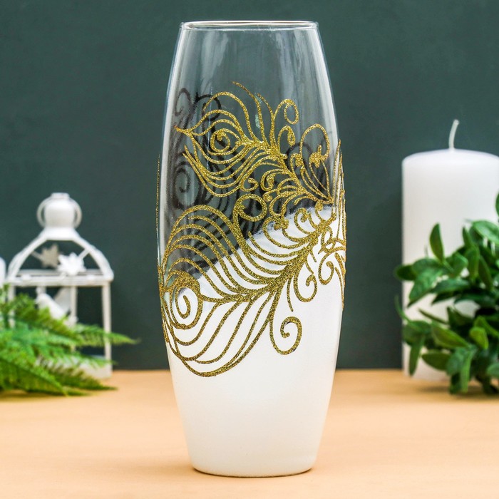 Ваза "Царский узор", овальная