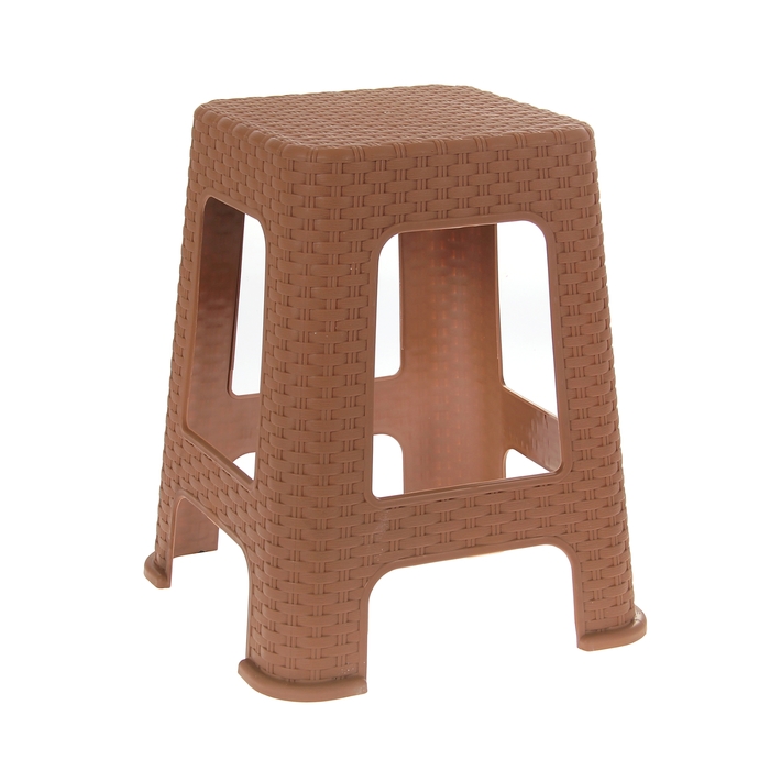 Табурет большой h=45 см "Ротанг", цвет какао