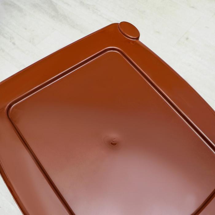 Комод 4 секции "Декор. Дерево", цвет коричневый