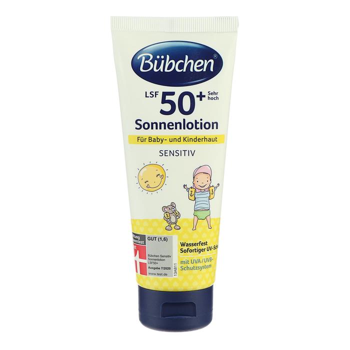 Молочко солнцезащитное Bubchen для младенцев, SPF 50+, 100 мл
