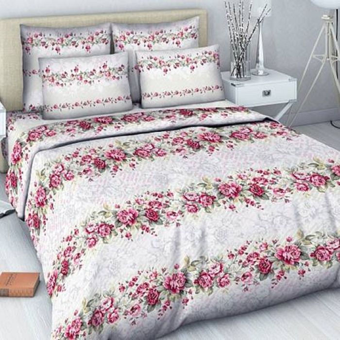 Постельное бельё евро Василиса «Французский шарм», 215х200см, 200х220см, 70х70см - 2 шт