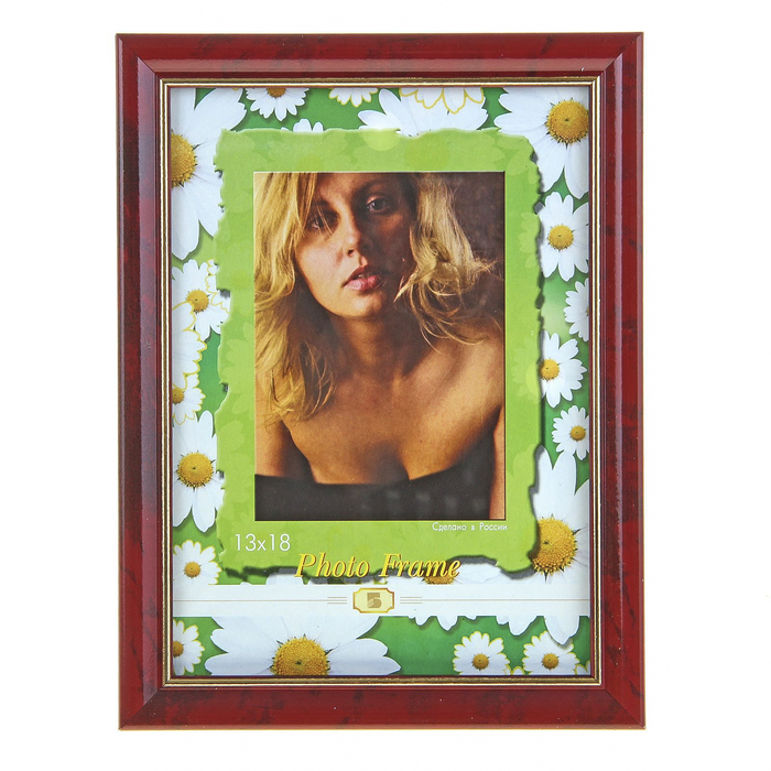 Фоторамка 13х18 см "Красное дерево"