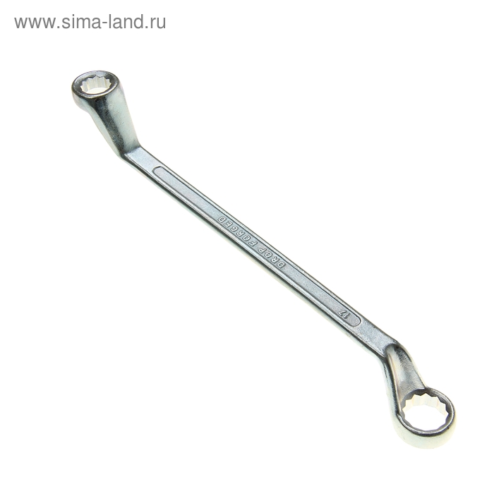 Ключ накидной коленчатый ТУНДРА, хромированный, 13 х 17 мм