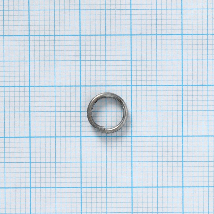 Кольцо заводное, диаметр 8 мм, тест 19 кг, 20 шт.