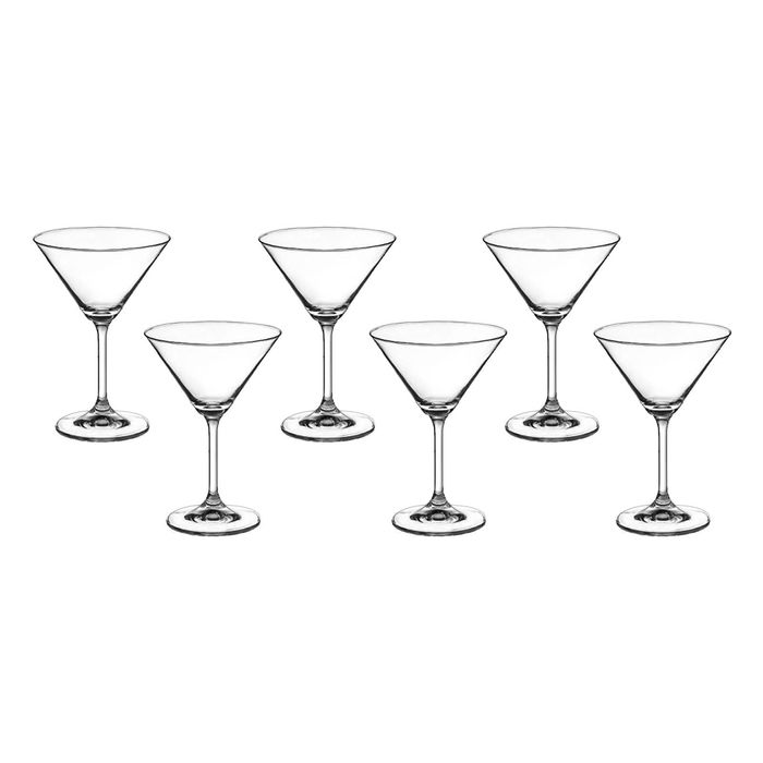 Набор бокалов для мартини «Лара», 6 шт., 210 мл набор бокалов для мартини bistro 190 мл 6 шт