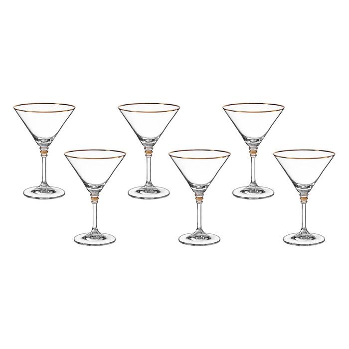 Набор бокалов для мартини 210 мл "Оливия", 6 шт