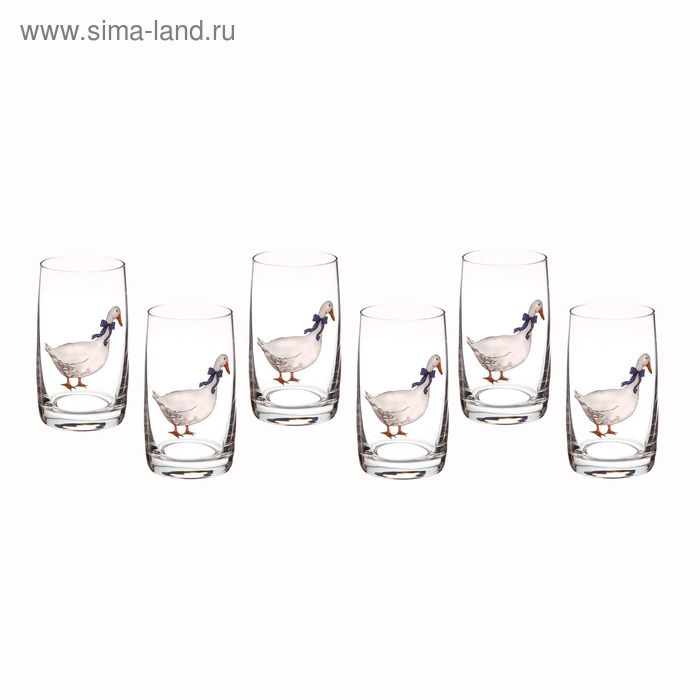 Набор стаканов для воды «Идеал», 250 мл 6 шт. набор стаканов для воды идеал 6 шт 250 мл хрустальное стекло