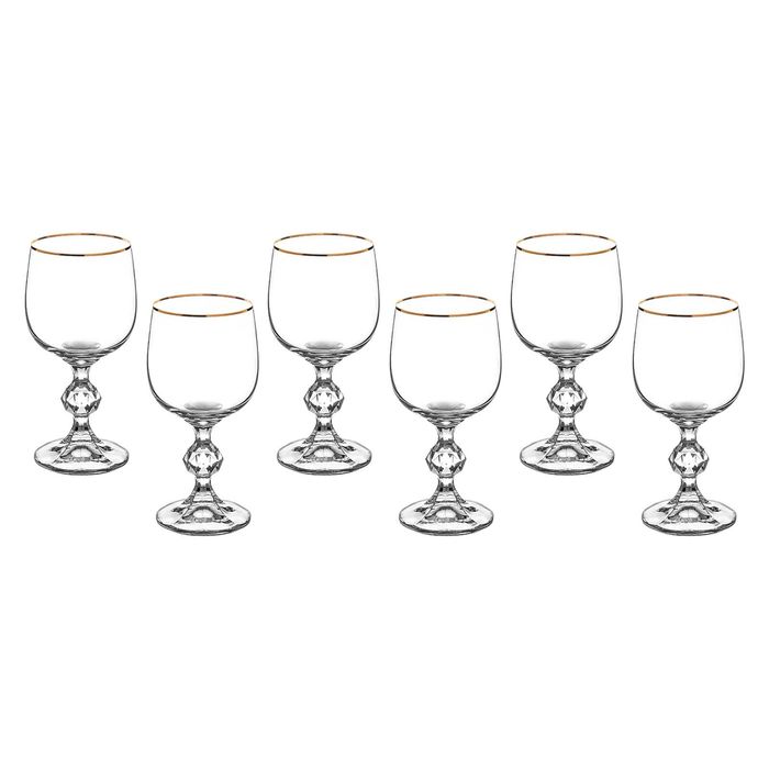 Набор бокалов для вина 190 мл 6 шт "Клаудия"