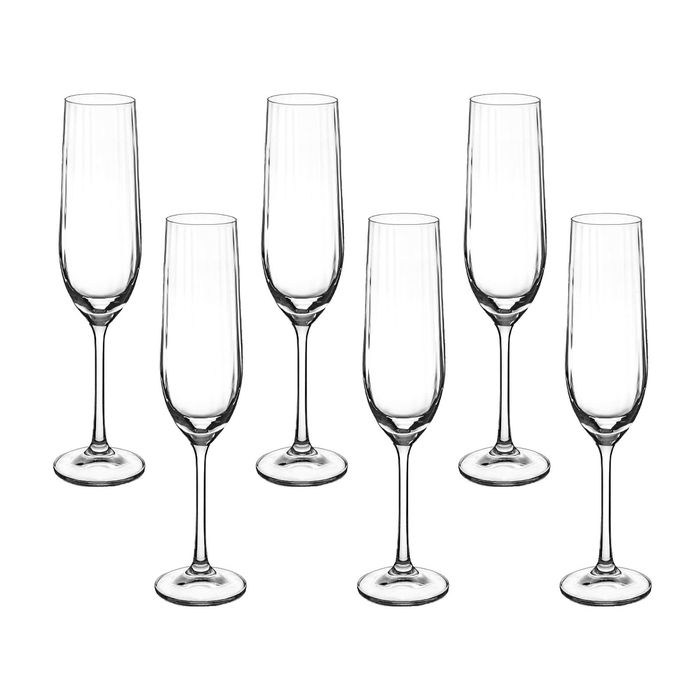 Набор бокалов для шампанского 190 мл "Виола", 6 шт