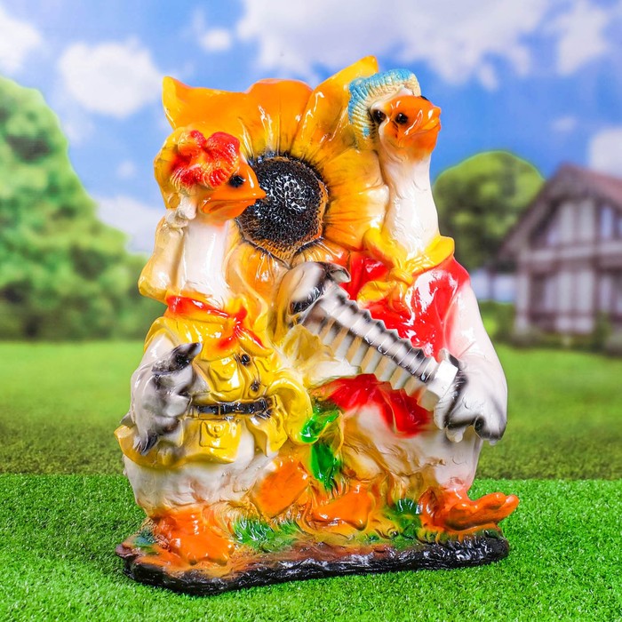 Садовая фигура "Два гуся"