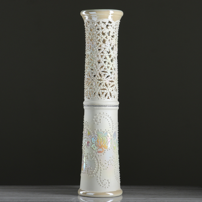 Ваза напольная "Весна", невеста, резка