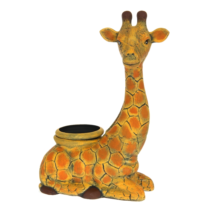 Фигурное кашпо "Жираф" рисунок, 2,5 л