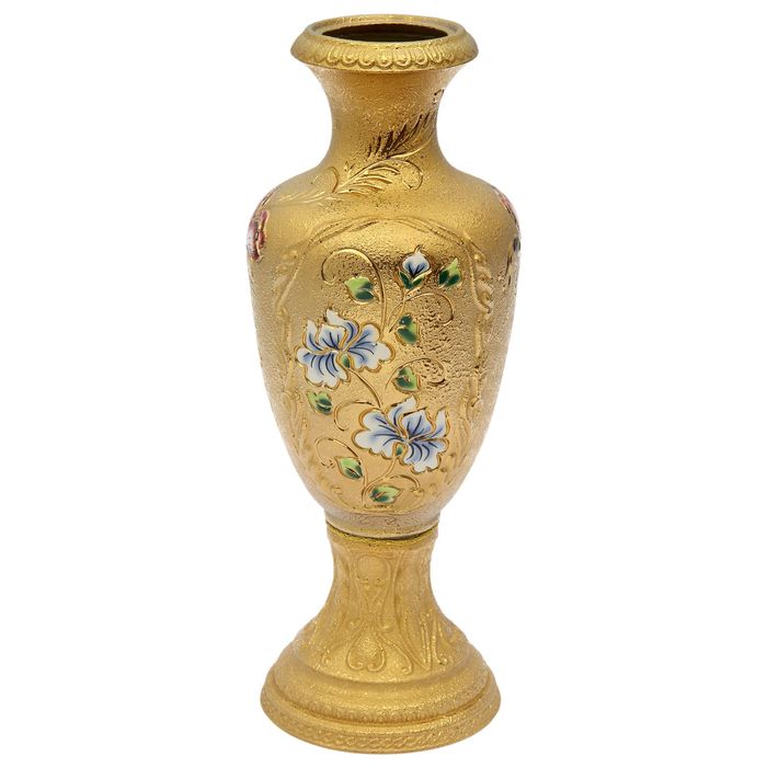 Ваза напольная "Грация" золото, шамот