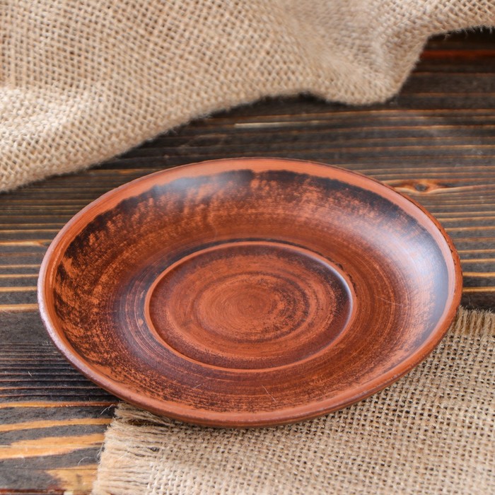 Миска красная, рисованная, 0,5 л, микс