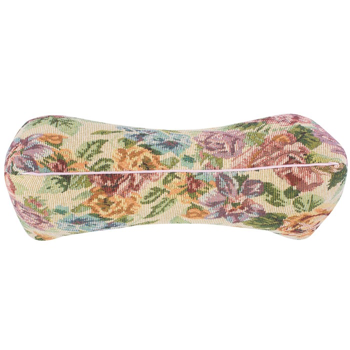 Валик "Песочные часы", цвет МИКС, размер 17х38 см, лузга гречихи, гобелен