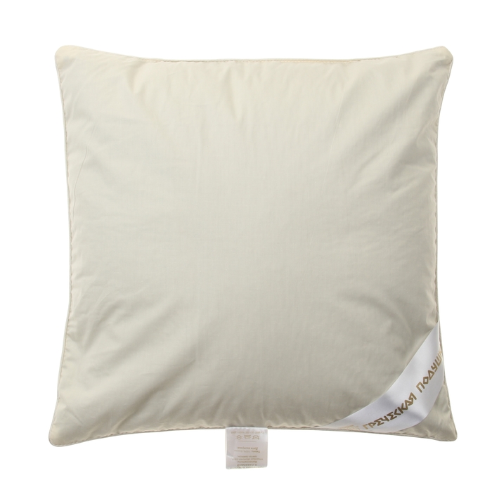 Подушка "Греческая" с цветами лаванды, размер 40х40 см, лузга гречихи, тик