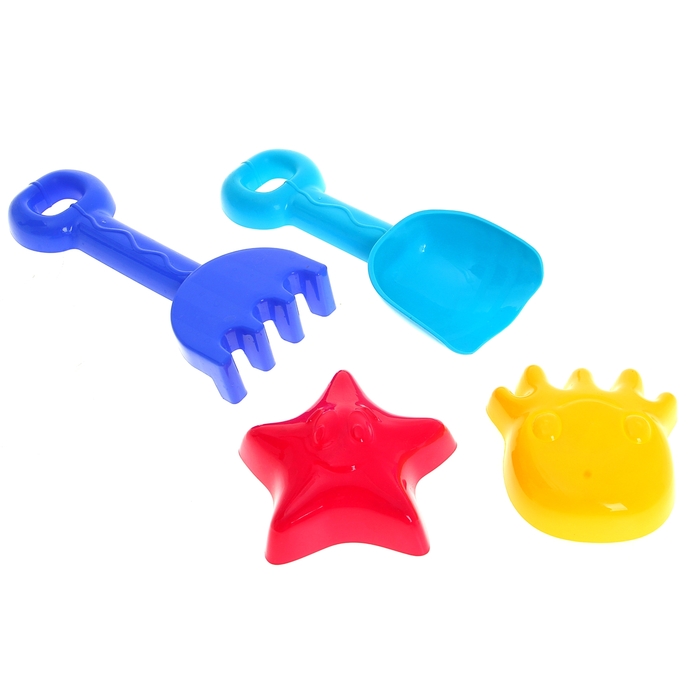 Песочный набор "Пляжный", 4 предмета