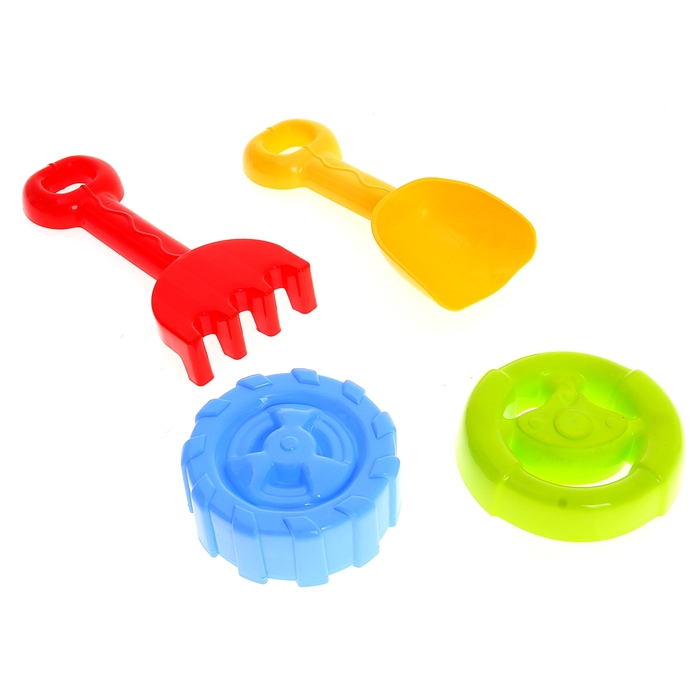 Песочный набор "Пляжный", 4 предмета