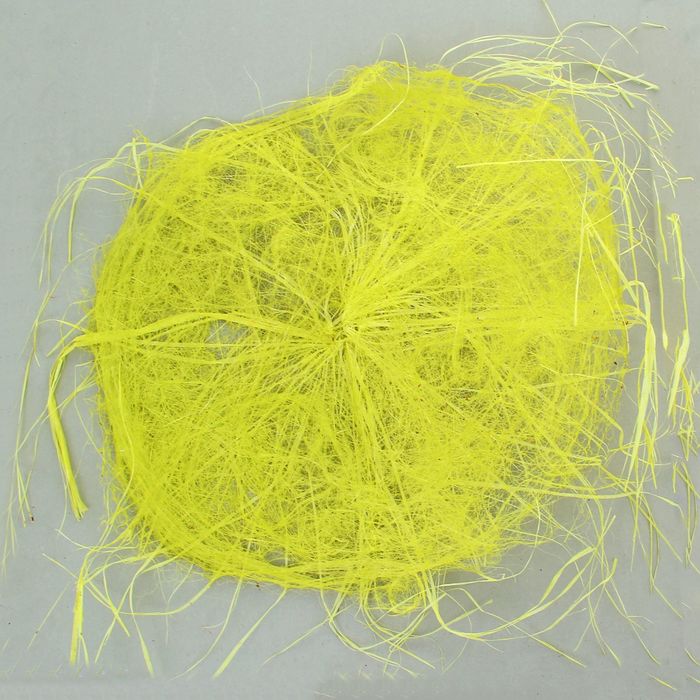 Салфетка Круглая, лён с бахромой лимонный