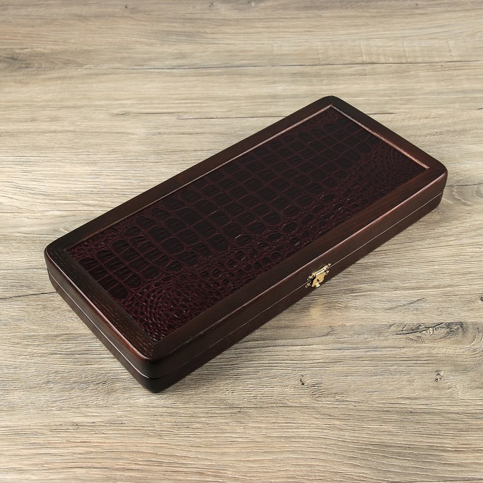 Нарды "Крокодил" малые, ясень