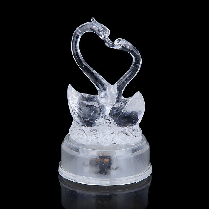 Сувенир "Два лебедя" световой