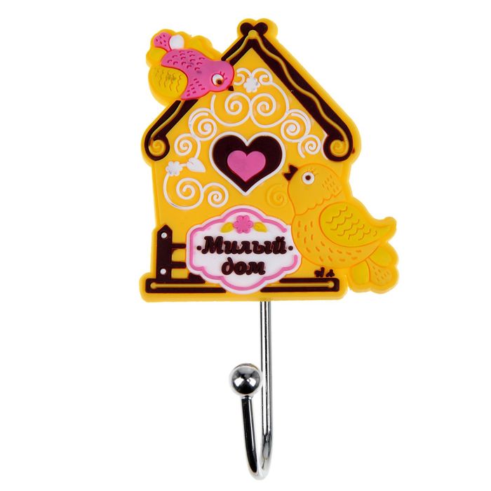 Крючок на присоске "Милый дом"