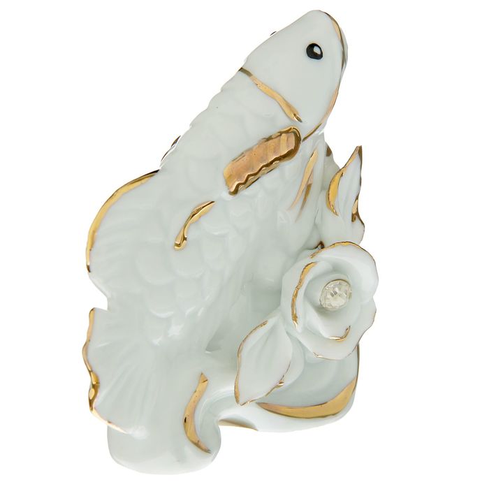 Сувенир-нэцкэ "Рыба Арована со стразой"