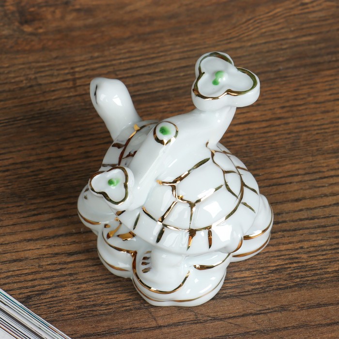 Сувенир-нэцкэ "Черепаха с жезлом Жуи"