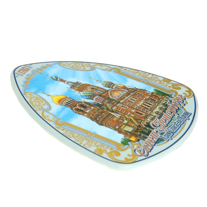 Магнит закатной "Санкт-Петербург"