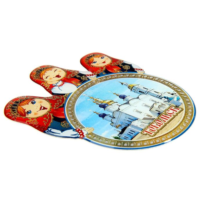 Магнит с матрешками «Тобольск»