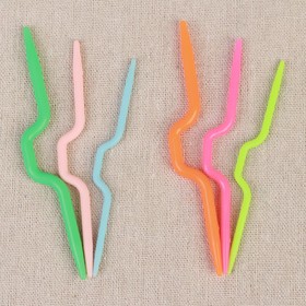 Набор вспомогательных спиц для вязания, d = 3/4/5 мм, 3 шт, цвет МИКС от Сима-ленд