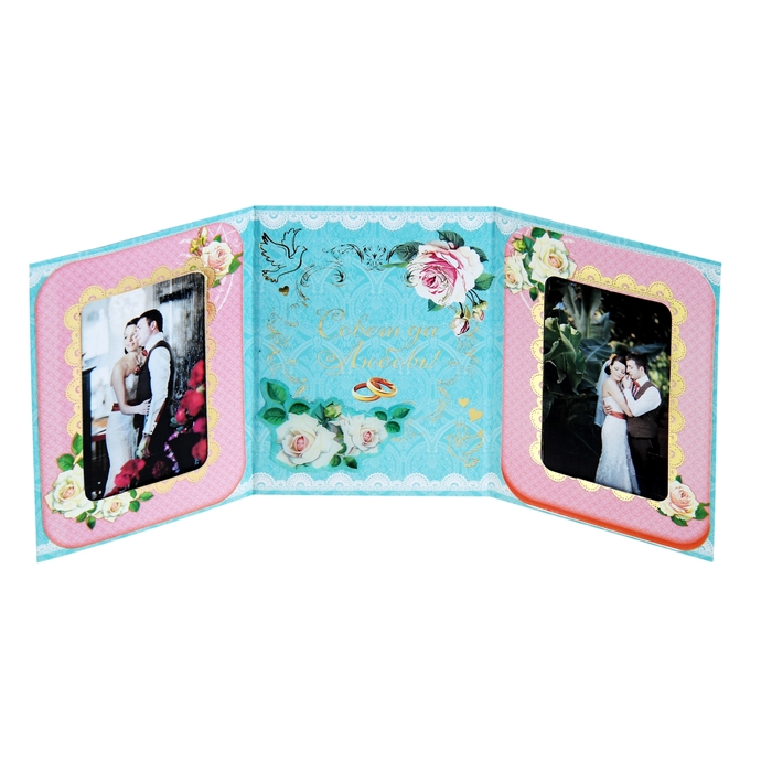 Фоторамка-триптих "Совет да любовь"